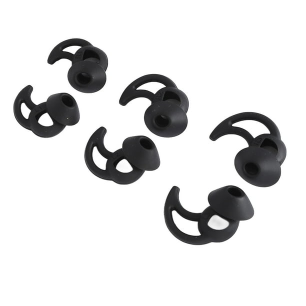 Puntas de Repuesto para Auriculares 3 Juegos de Puntas de Silicona para Auriculares Internos Reducción de Ruido Cómodas y Suaves para Auriculares Deportivos 3 Pares Izquierdo