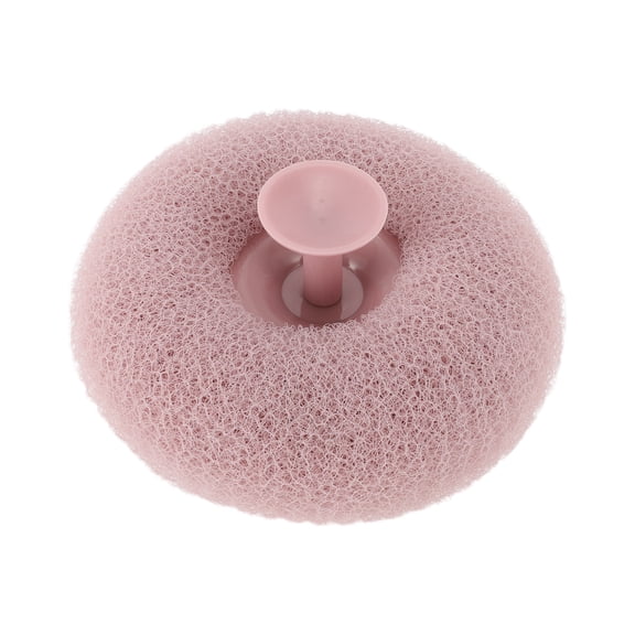 Unique Bargains Bath Loofah Sponge Body Puffs for Shower 2.17"x4.53" 1 Pc Purple