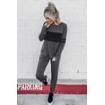 thumbnail image 2 of Conjunto Deportivo PRETTYGARDEN 2 Piezas Manga Larga Gris Oscuro M, 2 of 5