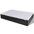 thumbnail image 4 of vidaXL Patio Bed Outdoor Double Chaise Lounge Bed with Cushion Poly Rattan, 4 of 5