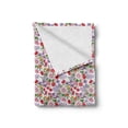 thumbnail image 2 of Garden Soft Flannel Fleece Throw Blanket, Feminine Composition of Flowers Nostalgic Vintage Arrangement Fresh Spring Season, Cozy Plush for Indoor and Outdoor Use, 60" x 80", Multicolor, by Ambesonne, 2 of 6