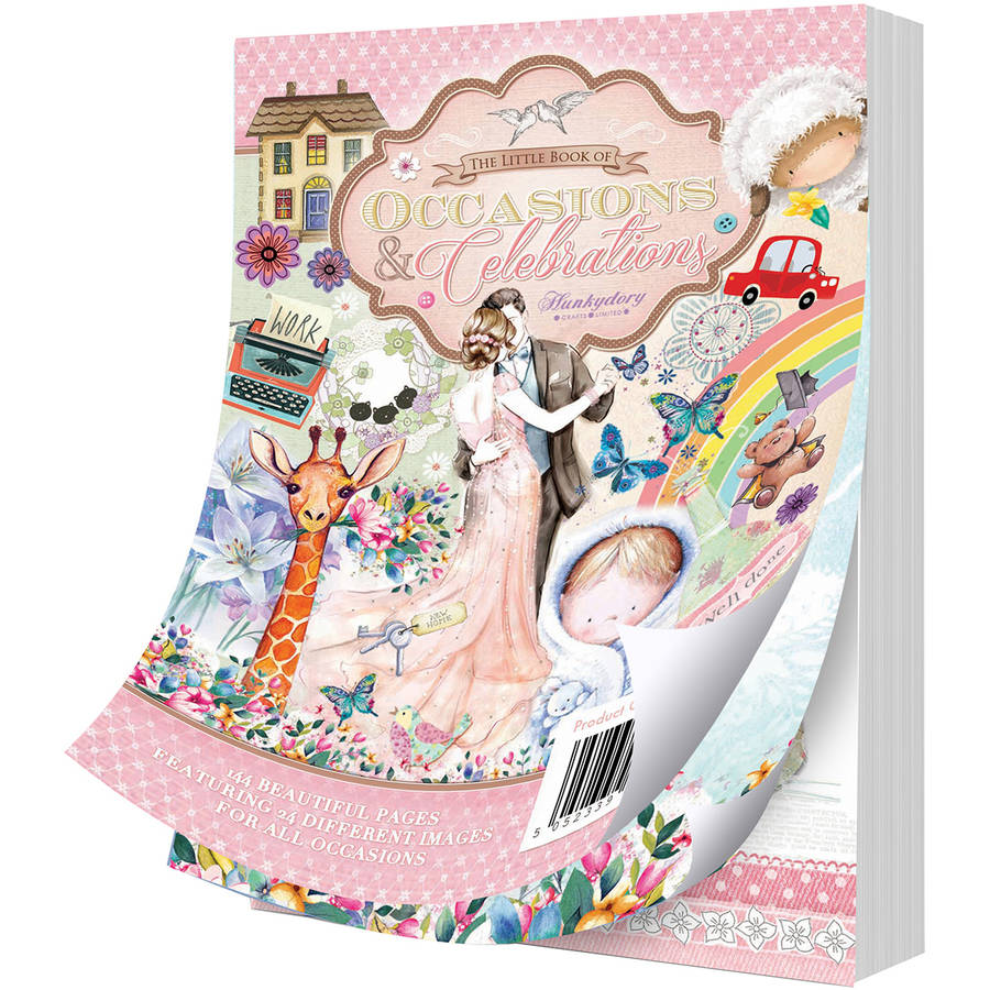 Hunkydory A4 Paper Pad 144/PkgOccasions & Celebrations, Pk 1, Hunkydory Crafts