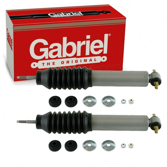 2 pc Gabriel 77783 MaxControl Shock Absorbers for Spring Strut Steering Suspension Shocks Struts Fits select: 1999-2007 CHEVROLET SILVERADO, 1999-2007 GMC NEW SIERRA