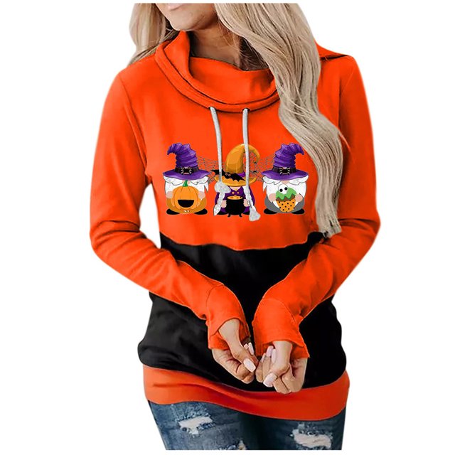 Sudadera Para Mujer Sudaderas Con Cuello Redondo Moda Casual Festival Impreso Blusa de Manga Larga Sudadera Con Capucha Tops Sweatershirt Odeerbi ODB130811
