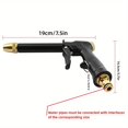 thumbnail image 1 of 1pc High Pressure Power Washer Gun, Portable Spray Lengthen Adjustable Nozzle, Anti-Kink Swivel Connector, Universal Car WashingGarden Tool, 1 of 4