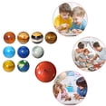 thumbnail image 2 of Pelotas Hinchables Temáticas De Ocho Planetas Miniatura Luna Planeta Impreso Bola Elástica Niño Educativo Galaxia Cognición Regalo, 2 of 3