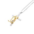 thumbnail image 3 of OULII Nurse Pendant with Crucifix Medical Symbol Adjustable Chain for Doctor Graduation, 3 of 8