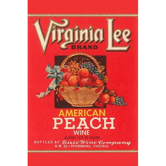 Virginia Lee American Peach Wine-Fine Art Canvas Print (20" x 30")