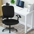 thumbnail image 4 of Stretch Office Computer Chair Seat Covers, Removable Washable Anti-dust Desk Chair Seat Cushion Protectors for Computer Chair, 4 of 10