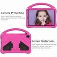 thumbnail image 3 of Dteck Kids Friendly Cover for Lenovo Tab M10 HD 2nd Gen TB-X306X / Smart Tab M10 HD 2nd Gen TB-X306F,Anti-Drop Shock Proof Light Weight Convertible Handle Stand Cover (Rose), 3 of 7