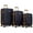 Navy, variant on Legion Hardside Spinner TSA Combination Lock Luggage Set, Burgundy - 3 Piece