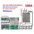 thumbnail image 5 of Placa de protección de batería 4S Li-ion Cell 18650 Ecomeon Módulo de cargador BMS 12V 100A, 5 of 5