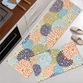 thumbnail image 3 of Boho Moroccan Kitchen Rug and Sets Set of 2 Non Skid Washable mat for Kitchen mats for Floor Farmhouse Black Bohemian Kitchen Decor (colourful line, One Size), 3 of 7