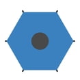 thumbnail image 1 of Injueey Capa ULTRAVIOLETA azul para el trampolín de doble protección OXFORD IMPERMEABLE seguro y seco hecho Cubiertas para muebles de jardín 8 pies y 6 brazadas, 1 of 6