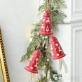 thumbnail image 4 of Nordic Christmas Bells Flocking Ornaments – Window Hanging Bells, Holiday Decorations, Festive Wreath & Tree Ornaments, Soft Flocking Bells for Seasonal Home Decor, 4 of 6