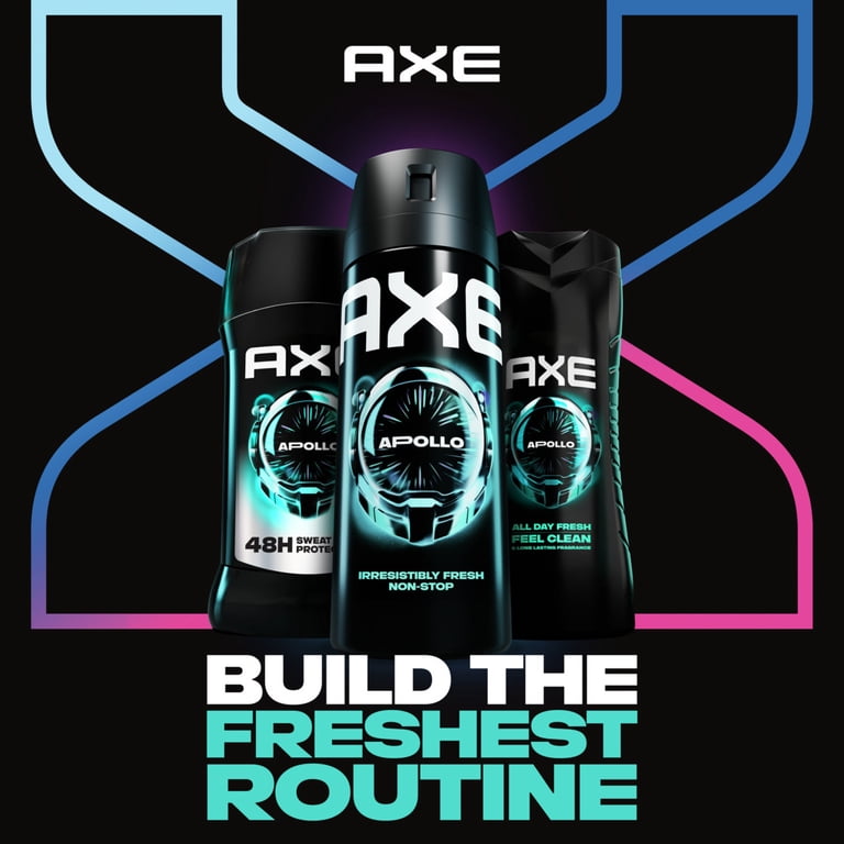 Axe Antiperspirant Deodorant Stick for Men Apollo, 2.7 oz Twin