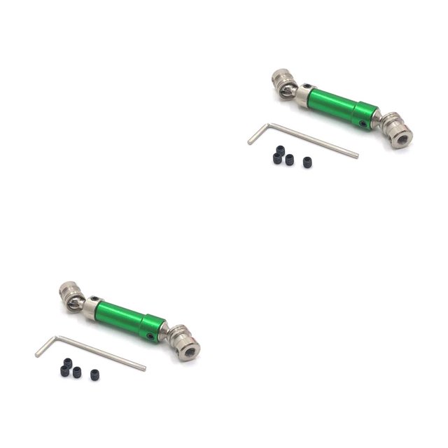 QualitChoice Rear Drive Shaft 1:12 Crawler Parts Replacement for Wltoys 12423 12428 12429 Green 2Set