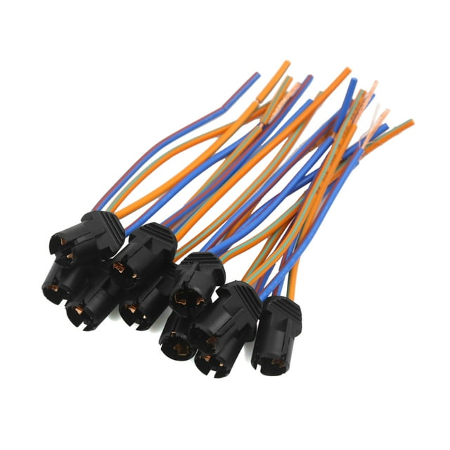 T10 Socket Cableado Portalámparas Luz LEDs Conector Base Enchufe 12mm