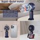 thumbnail image 5 of ventilateur Portatif, Bleu Mini Ventilateur Portable Recargable Par Usb, Petit Ventilateur De Poche 5 Vitesses Avec Base, Batterie 3000 Mah Vent, 5 of 5