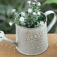 thumbnail image 2 of Metal Flower Vase Farmhouse French Buckets with Handle Milk Can Vase, 2 of 4