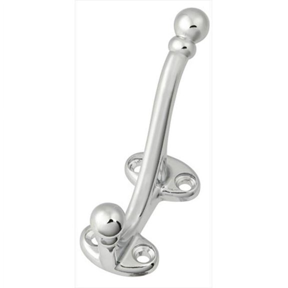 Hickory Hardware P25029-CH Chrome Double Coat Hook