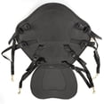 thumbnail image 3 of Deluxe Padded Kayak / Boat Seat Soft and Antiskid Padded Base High Backrest Adjustable Kayak Cushion with Backrest, 3 of 7