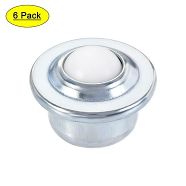 Uxcell 15mm 33Lbs Nylon Drop-in Ball Transfer Bearing Unit, 6 Pack