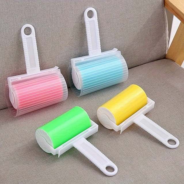 Nettoyant Ménager Lavable Réutilisable, Enlève-Poils Portable, Rouleau à Cheveux, Vêtements, Animal de Compagnie