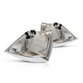 thumbnail image 5 of For 1992 93 94 1995 Toyota Pickup 2WD Corner Lights Driver and Passenger Side Pair Amber and Clear Lens With Chrome Trim For TO2520127, TO2521129 | 81620-35100, 81610-35100, 5 of 9