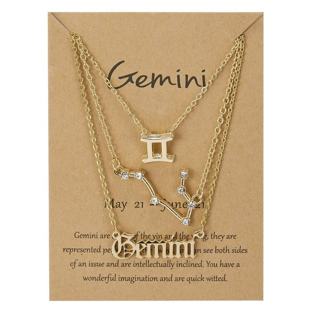 Collar para mujer, joyería para mujer, conjunto de 3 piezas de joyería para mujer, collar con la letra "doce" en inglés antiguo.