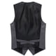 thumbnail image 3 of Chaleco de traje para hombre Gionforsy Chaleco para hombre Chaleco de corte entallado Chaleco formal de negocios de gánster, 3 of 3