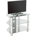 thumbnail image 5 of AVF Steel TV Stand with Cable Management for up to 32" TVs in Clear/Chrome, 5 of 6