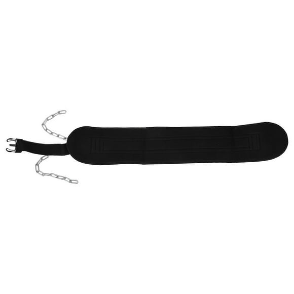 Dip Belt with Chain Gym Belt Pull Up Belt with Buckle for Weightlifting Training Gym Accessories