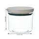 thumbnail image 3 of Kearding Contenedor de alimentos para cocina, organizador de granos apilable a prueba de humedad, organizador transparente, soporte de Azul 250ml, 3 of 6