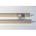 thumbnail image 3 of 18 Inch Stainless Steel Front Door Handles Brushed Nickel Satin Finish, Modern Door Handle Pulls for Wooden Barn Commercial Shop Hotel Lobby Glass Doors Home Interior Doors, Flat Rectangular Bar, 3 of 13