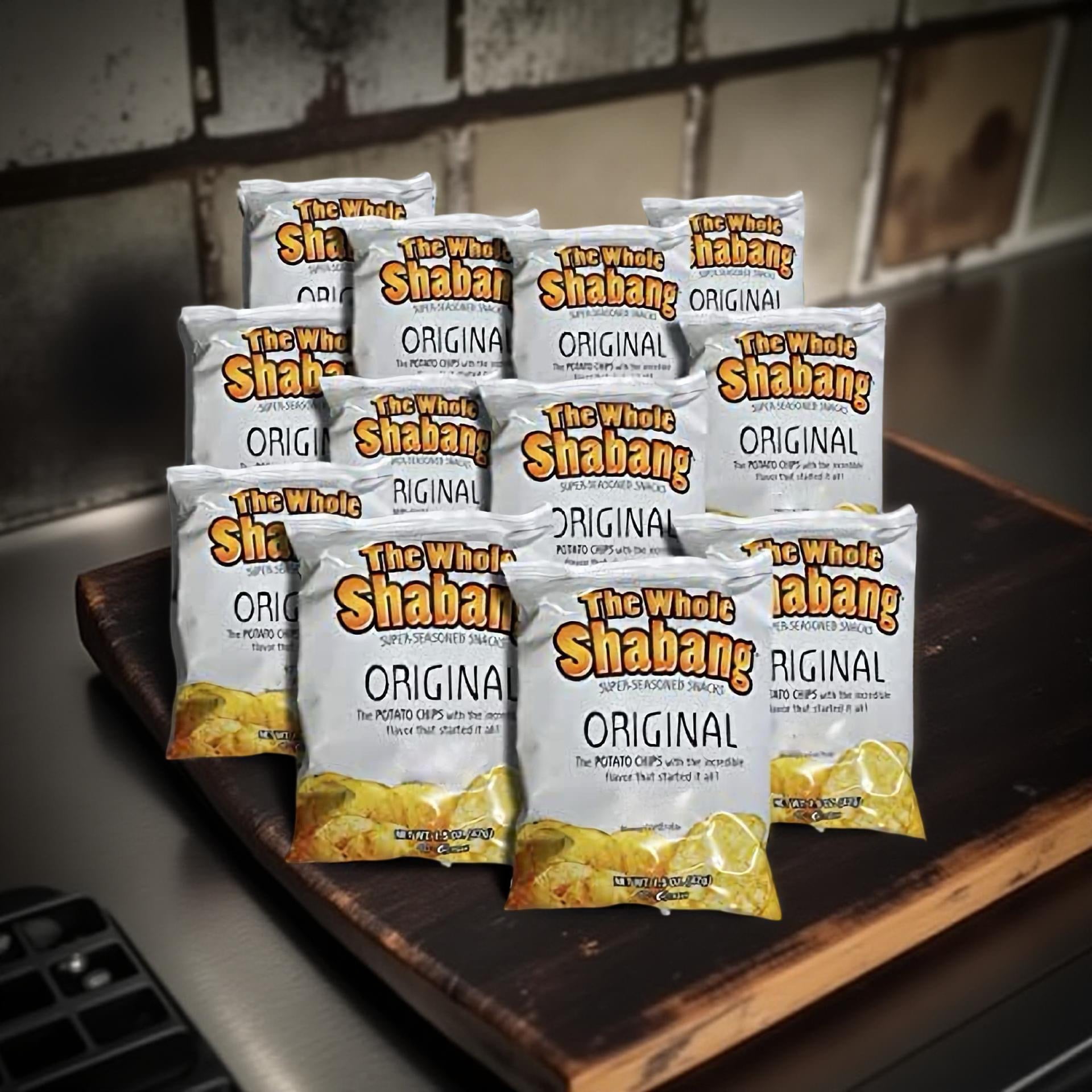 The Whole Shabang Potato Chips by Moon Lodge 1.5 Oz | Original | Pack of 12