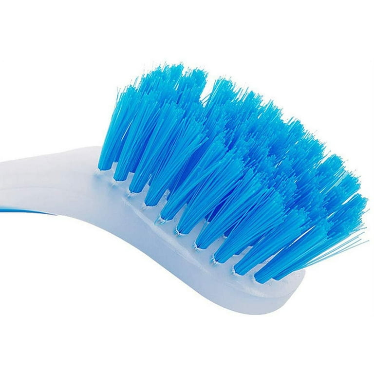 Long Handle Dish Brush – Soft Bristle Kitchen Scrubber, Safe with