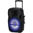 thumbnail image 2 of Naxa NDS-1203 Portable Bluetooth DJ/PA Speaker (12", 1500W peak power), 2 of 2