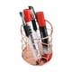 thumbnail image 5 of Organizador de escritorio de metal dorado rosa para lápices, bolígrafos, brochas de maquillaje y artículos de papelería, 5 of 10