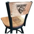 thumbnail image 3 of Holland Bar Stool  30 in. L038 - Black Wrinkle UAB Swivel Bar Stool with Laser Engraved Back, 3 of 3
