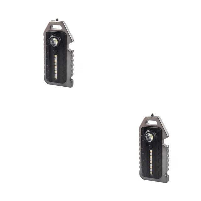 Bearachild Linterna LED con soporte para trípode Llavero Antorcha Luz de emergencia Bolsillo de seguridad Acampar al aire libre Pesca Lámparas Type2 NO2