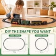 thumbnail image 5 of Lictin Remote Control Train Set for Kids, Rechargeable Electric Train Set with Smoke, Lights & Sounds, RC Train Track Toys Gifts for Boys Girls 3 4 5 6+ Years Old, 5 of 8