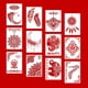 thumbnail image 5 of Plantillas de mandalas Plantilla de Mandala Artesanal de Tamaño A4 para , álbum de Recortes, Sello, Tarjeta de Papel, Plantilla de Plantilla, Paquete de Conjunto 2, 5 of 8