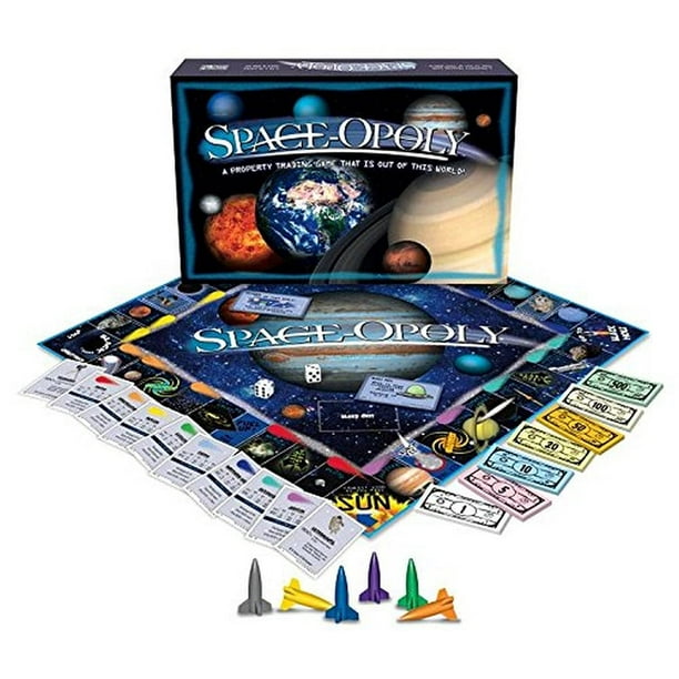 Juego de mesa Late for the Sky Space-opoly para 2 a 6 jugadores