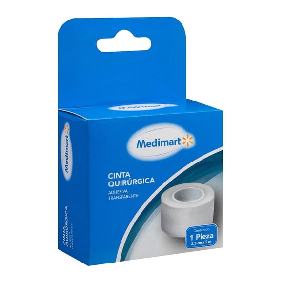 Cinta quirúrgica Medimart adhesiva transparente 1 pza