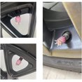 thumbnail image 3 of Car Wheel Tire Valve, 4 Pack Handmade Crown Crystal Rhinestone Car Stem Air Caps Cover, Attractive Dustproof Bling Car Accessories, Universal for Most Vehicles-Crown, White, 3 of 6