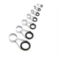 thumbnail image 2 of Naierhg 7Pcs/Set Mixed Size Fish Pole Repair Kit Line Rings Eyes Fishing Rod Guide Set, 2 of 4