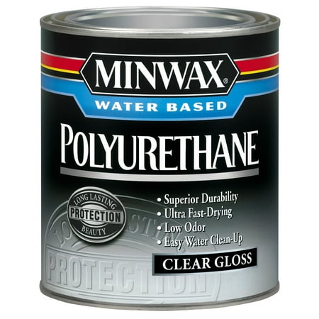 Minwax Water Based Oil-Modified Polyurethane Half Pint ...