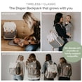 thumbnail image 2 of Parker Baby Co. Diaper Backpack with Changing Pad, Insulated Pockets & Stroller Straps, Cream, 2 of 7