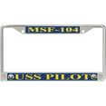 thumbnail image 1 of USS Pilot MSF-104 License Plate Frame, 1 of 1